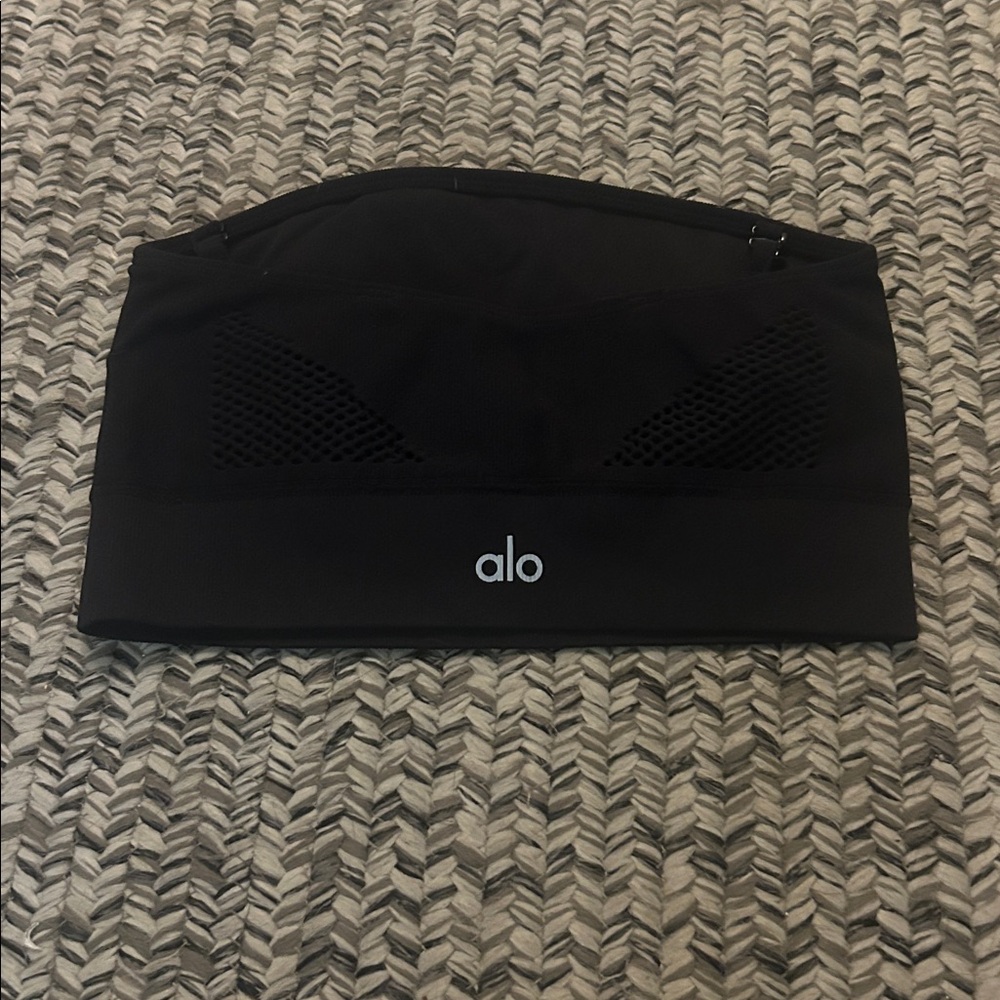 ALO Yoga Black Bandeau Top - Picture 7 of 7